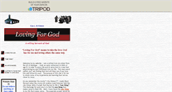 Desktop Screenshot of lovingforgod.tripod.com