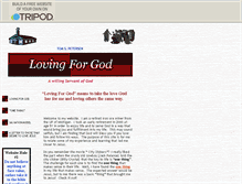 Tablet Screenshot of lovingforgod.tripod.com