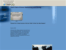 Tablet Screenshot of gcaswimming.tripod.com