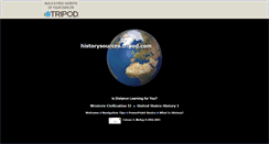 Desktop Screenshot of historysources.tripod.com