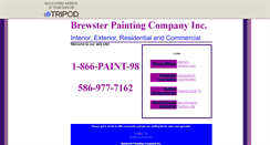 Desktop Screenshot of brewsterpainting.tripod.com