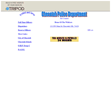 Tablet Screenshot of checotahpolice.tripod.com