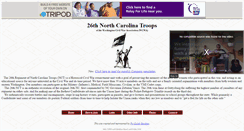 Desktop Screenshot of 26thnorthcarolina.tripod.com