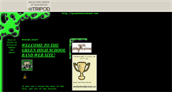 Desktop Screenshot of greenbobcatband.tripod.com