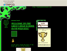 Tablet Screenshot of greenbobcatband.tripod.com