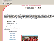 Tablet Screenshot of fleetwoodfootball.tripod.com