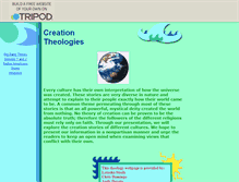 Tablet Screenshot of creationtheologies.tripod.com