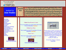 Tablet Screenshot of jainstudies.tripod.com