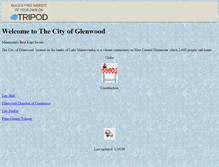 Tablet Screenshot of glenwoodmn.tripod.com