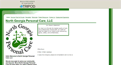 Desktop Screenshot of northgeorgiapersonalcare.tripod.com