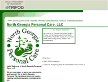 Tablet Screenshot of northgeorgiapersonalcare.tripod.com