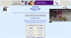 Desktop Screenshot of americandragoonclub.tripod.com