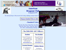 Tablet Screenshot of americandragoonclub.tripod.com