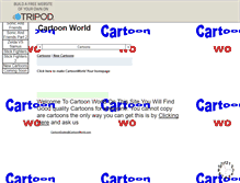 Tablet Screenshot of cartoonworld.tripod.com