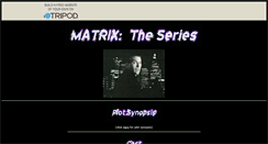 Desktop Screenshot of matrixtv.tripod.com