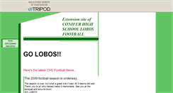 Desktop Screenshot of lobosfootball.tripod.com