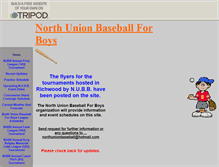 Tablet Screenshot of nubaseballinfo.tripod.com