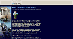 Desktop Screenshot of freemiguelfromprison.tripod.com