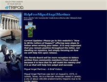 Tablet Screenshot of freemiguelfromprison.tripod.com