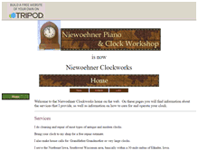 Tablet Screenshot of niewoehnerpianoclock.tripod.com