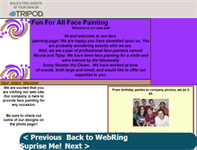 Tablet Screenshot of facepainting3.tripod.com
