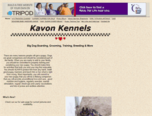 Tablet Screenshot of kavonkennels.tripod.com