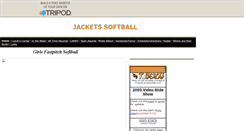 Desktop Screenshot of jacketsoftball.tripod.com