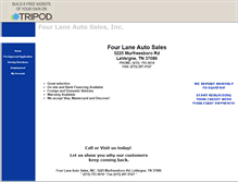 Tablet Screenshot of fourlaneautosales.tripod.com