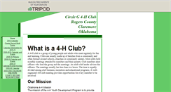 Desktop Screenshot of circleg4hclub.tripod.com