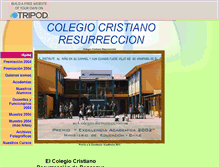 Tablet Screenshot of colegioresurreccion.tripod.com