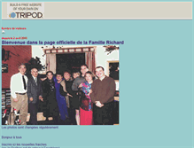 Tablet Screenshot of famille.richard.tripod.com