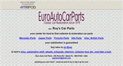 Desktop Screenshot of euroautocarparts.tripod.com