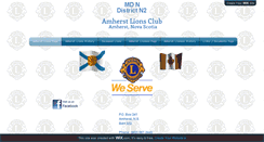 Desktop Screenshot of amherstlionsclub.tripod.com