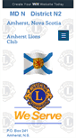 Mobile Screenshot of amherstlionsclub.tripod.com