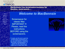 Tablet Screenshot of macbennsie.tripod.com