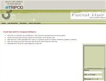 Tablet Screenshot of europeanfacialhair.tripod.com