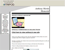 Tablet Screenshot of anthonymartin4.tripod.com