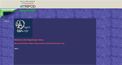 Desktop Screenshot of dragonscapelibrary.tripod.com