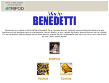 Tablet Screenshot of mariobenedetti.tripod.com