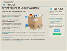 Tablet Screenshot of lenorefullington.tripod.com