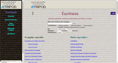 Desktop Screenshot of escrituras.tripod.com
