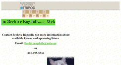 Desktop Screenshot of beehiveragdolls.tripod.com
