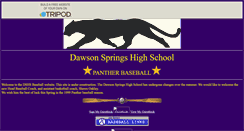 Desktop Screenshot of dawsonbaseball.tripod.com