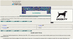 Desktop Screenshot of loskabalistas.ar.tripod.com