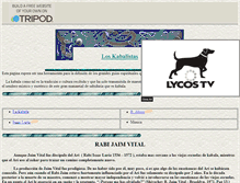 Tablet Screenshot of loskabalistas.ar.tripod.com