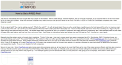 Desktop Screenshot of freeipods1.tripod.com