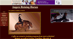 Desktop Screenshot of angersquarterhorses.tripod.com