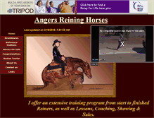 Tablet Screenshot of angersquarterhorses.tripod.com