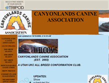 Tablet Screenshot of canyonlandscanineassociation.tripod.com