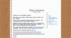 Desktop Screenshot of bilbosceramics.tripod.com